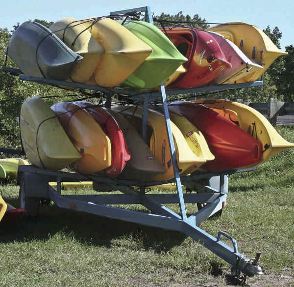 CLP-16K  Sixteen kayak trailer