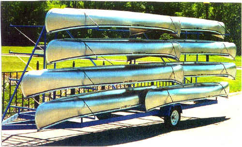 16 canoe steel trailer clp-16