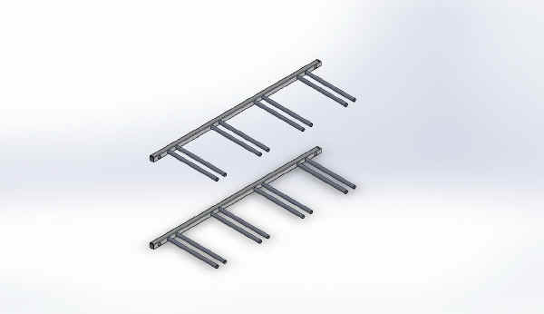 Paddle Storage Rack for Canoes, Kayaks, SUPs, paddle boards, sailboard