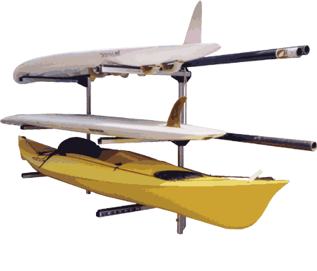 Wall rack SUP, Canoe, Kayak