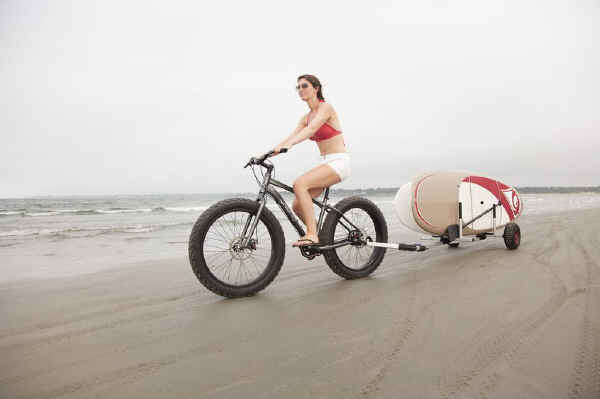 paddle board trailer for bike