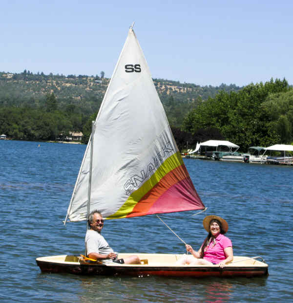 Super Snark Sailboat with two adults