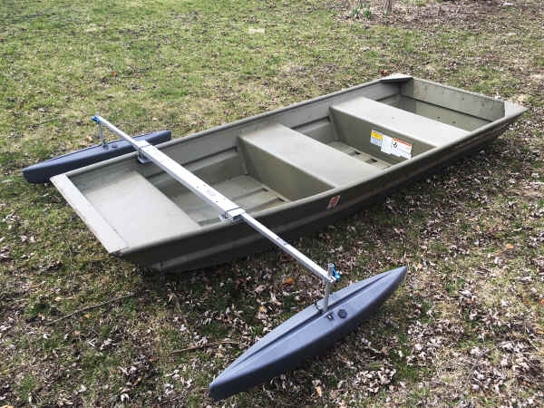 Outrigger Stabilizer Float for Jon Boat.