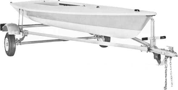 Trailex Model Ut-250L Trailer For Laser Sailboats