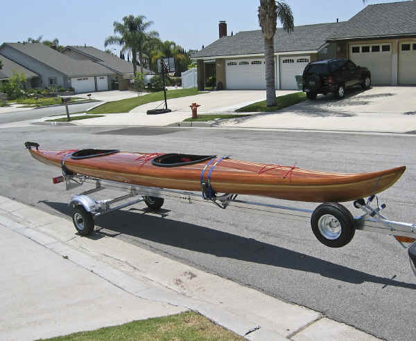 Trailex SUT-350-S Trailer Shown With 22' Sea Kayak