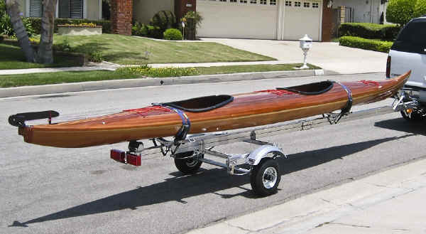 Trailex SUT-350-S Trailer with Long Sea Kayak