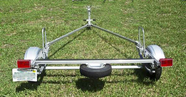Trailex Laser Trailer with Spare Tire Mounted