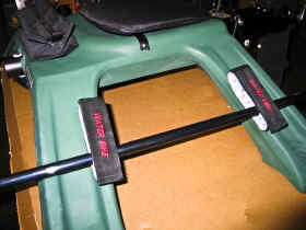 Flat Rod Carrier for WaterBike